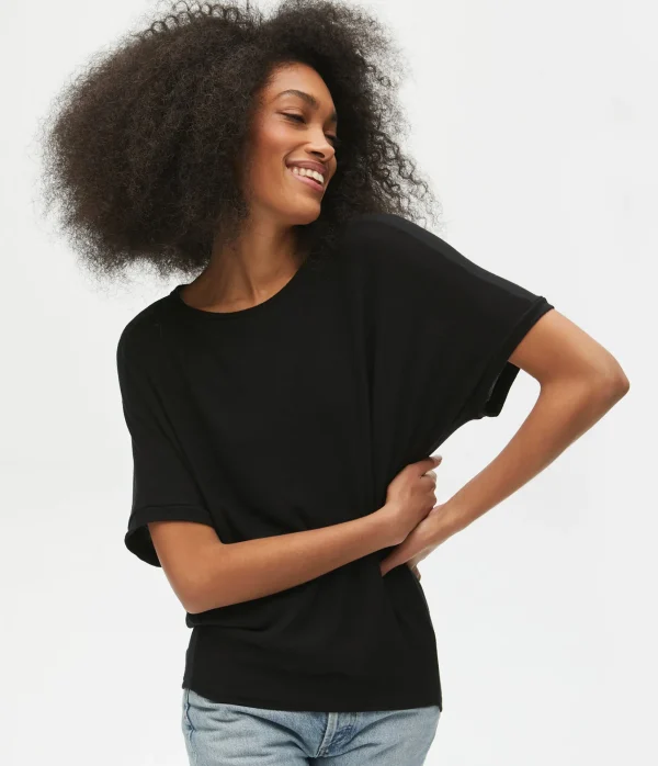 Michael Stars Ellie Elbow Sleeve Top- Loungewear