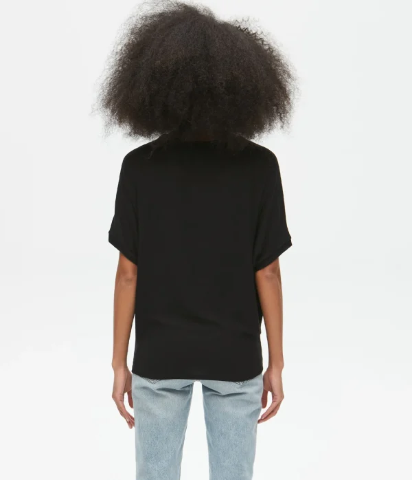 Michael Stars Ellie Elbow Sleeve Top- Loungewear