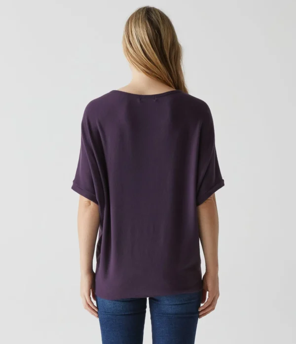 Michael Stars Ellie Elbow Sleeve Top- Loungewear