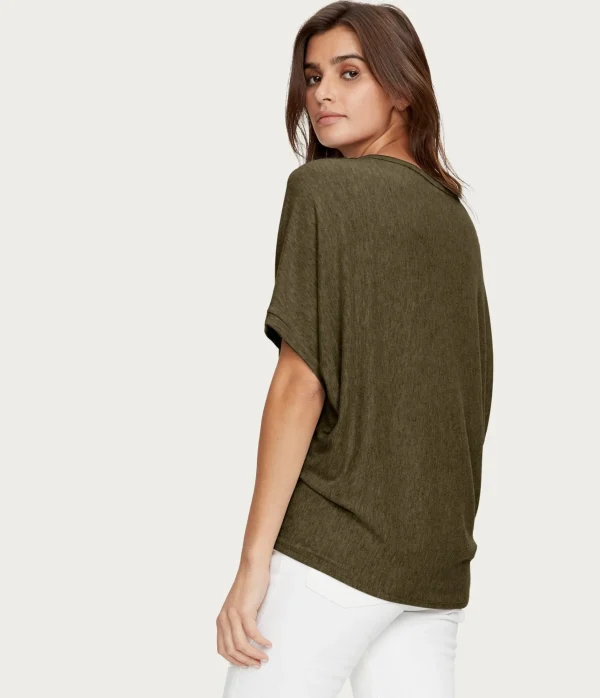 Michael Stars Ellie Elbow Sleeve Top- Loungewear
