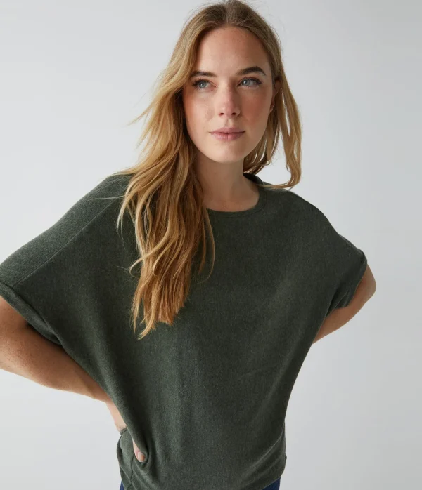 Michael Stars Ellie Elbow Sleeve Top- Loungewear