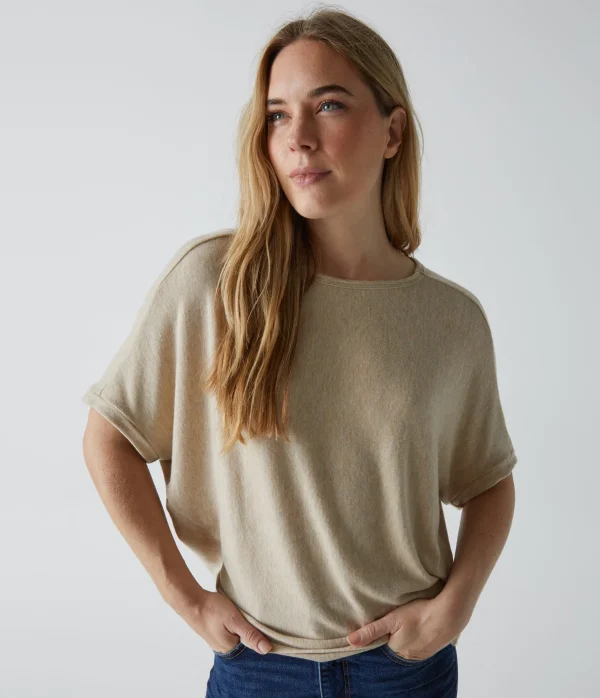 Michael Stars Ellie Elbow Sleeve Top- Loungewear