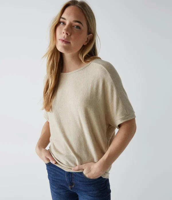 Michael Stars Ellie Elbow Sleeve Top- Loungewear