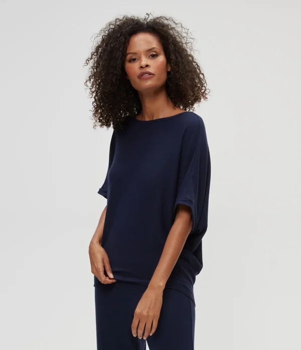 Michael Stars Ellie Elbow Sleeve Top- Loungewear