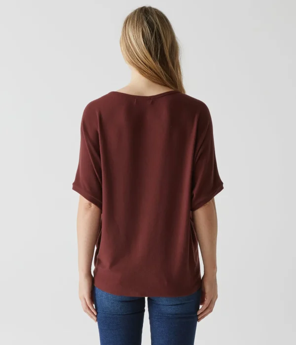 Michael Stars Ellie Elbow Sleeve Top- Loungewear
