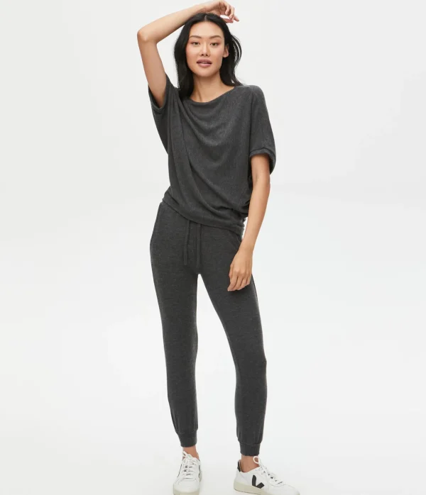 Michael Stars Ellie Elbow Sleeve Top- Loungewear