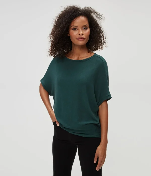Michael Stars Ellie Elbow Sleeve Top- Loungewear