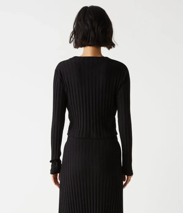 Michael Stars Ellis Cropped Cardigan- Sweaters & Cardigans