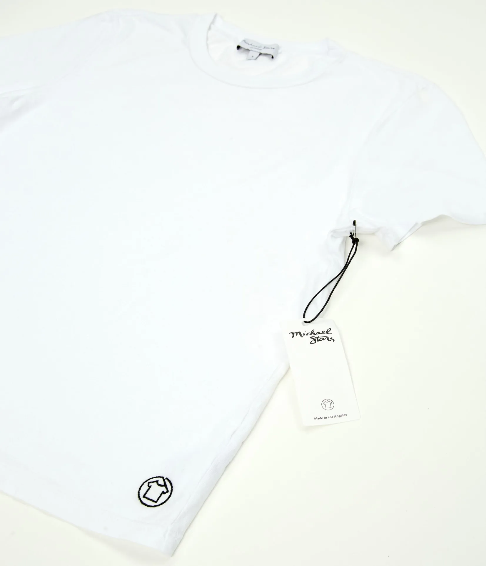 embroidered_crewneck_tee_3.webp Michael Stars Embroidered Crewneck Tee- T-Shirts