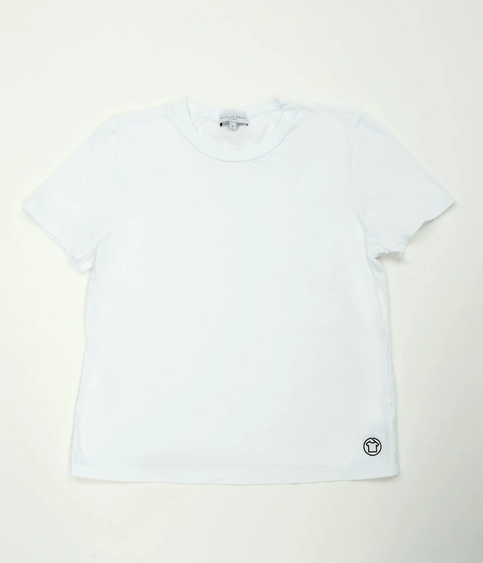 embroidered_crewneck_tee_6.webp Michael Stars Embroidered Crewneck Tee- T-Shirts