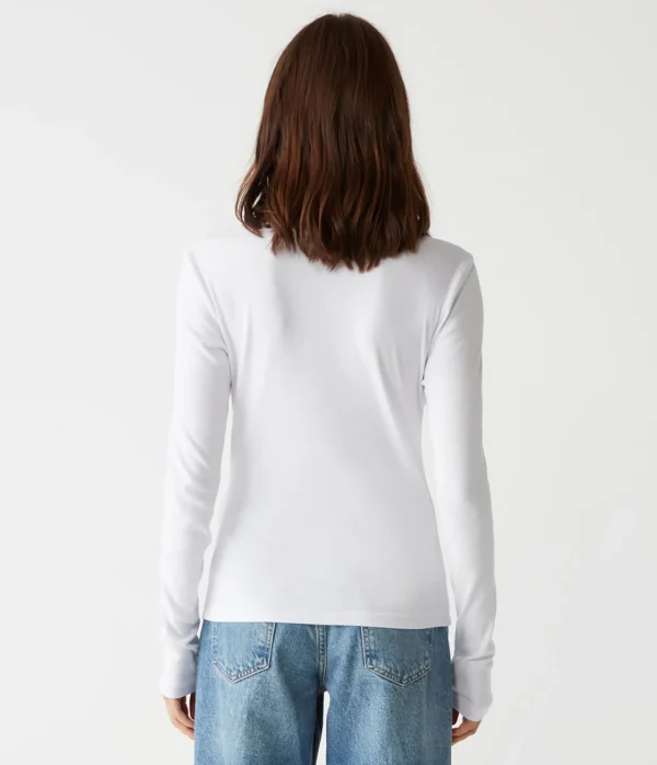 Michael Stars Emilia Scoop Neck Tee- T-Shirts | Ultra Rib T-Shirts
