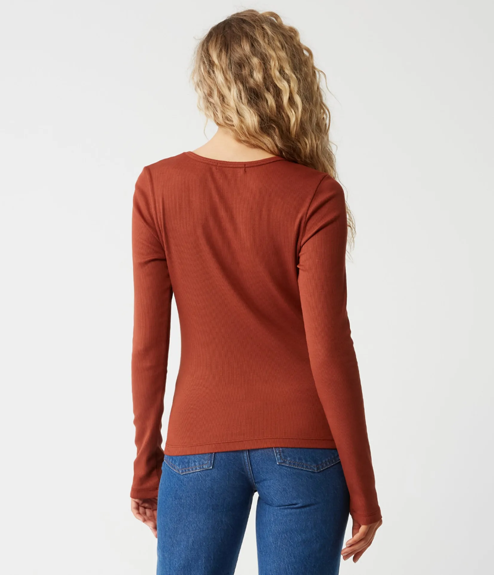 emilia_scoop_neck_tee_20.webp Michael Stars Emilia Scoop Neck Tee- T-Shirts | Ultra Rib T-Shirts