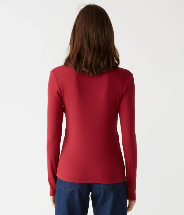 Michael Stars Emilia Scoop Neck Tee- T-Shirts | Ultra Rib T-Shirts