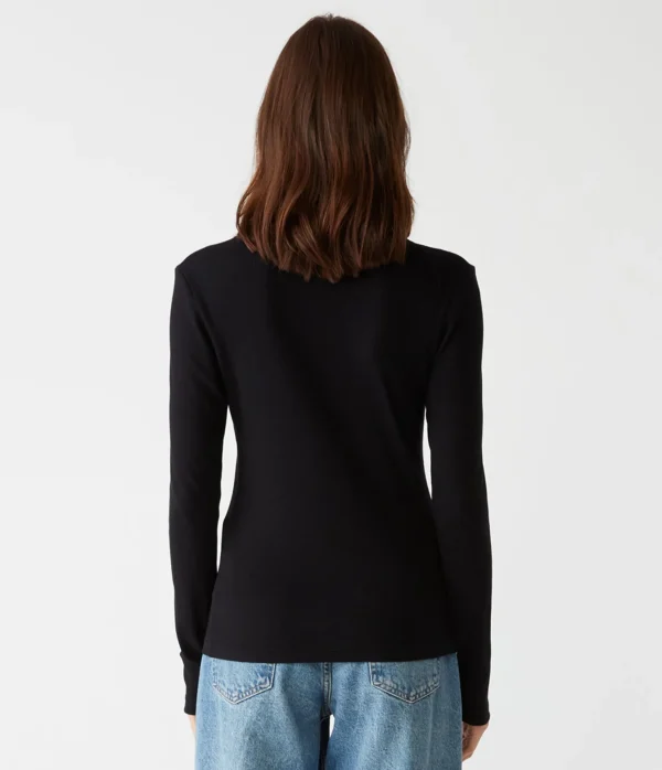 Michael Stars Emilia Scoop Neck Tee- T-Shirts | Ultra Rib T-Shirts
