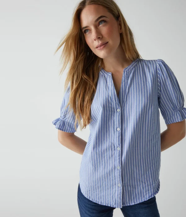 Michael Stars Eva Button Down Shirt- Tops, Blouses & Shirts