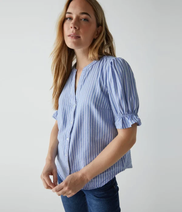 Michael Stars Eva Button Down Shirt- Tops, Blouses & Shirts