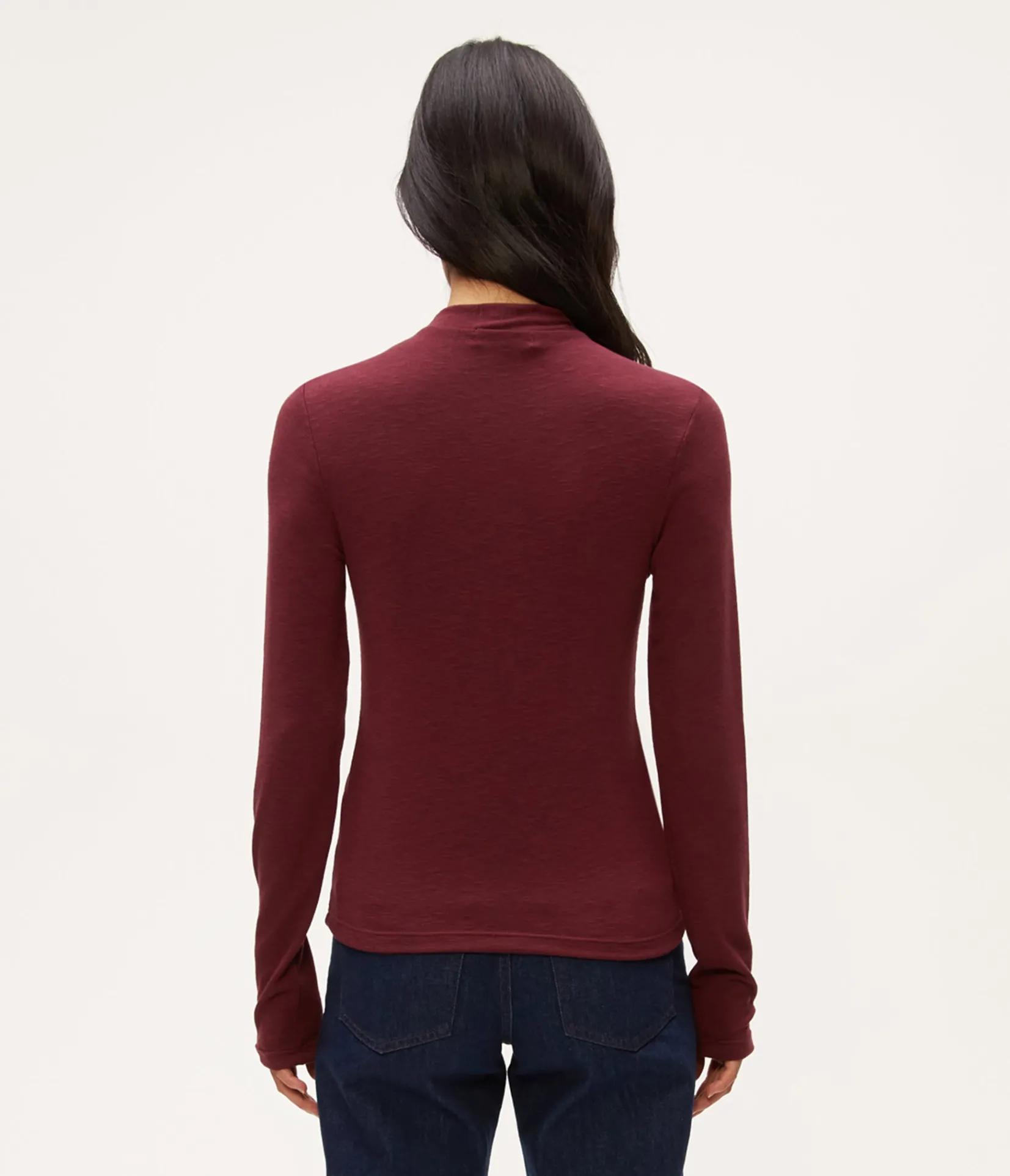 evelyn_ruched_top_2.webp Michael Stars Evelyn Ruched Top- Tops, Blouses & Shirts | T-Shirts