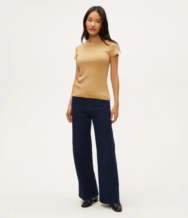 Michael Stars Fallon Shine Tee- T-Shirts | Shine T-Shirts