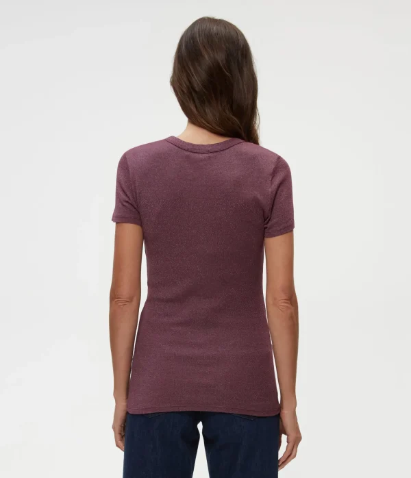 Michael Stars Fallon Shine Tee- T-Shirts | Shine T-Shirts