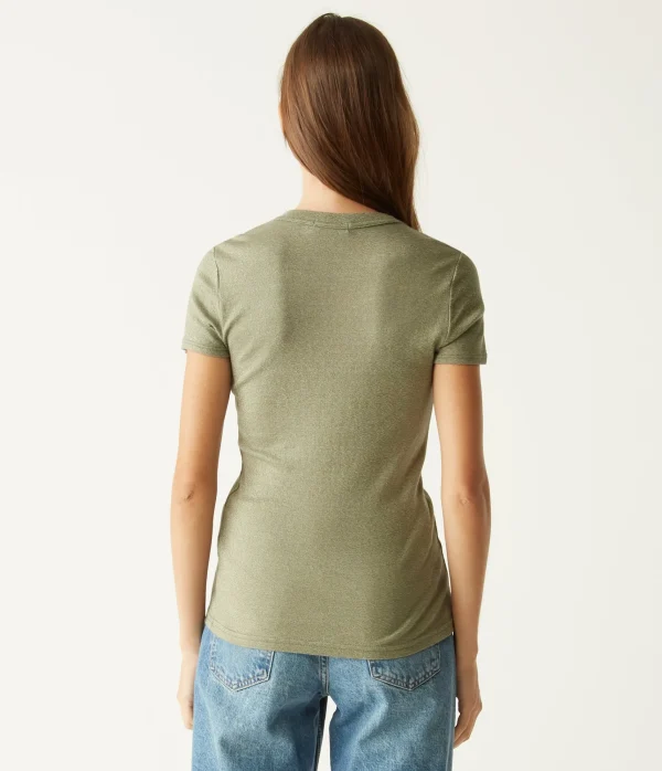 Michael Stars Fallon Shine Tee- T-Shirts | Shine T-Shirts