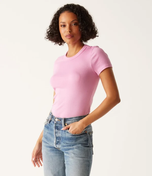 Michael Stars Fallon Shine Tee- T-Shirts | Shine T-Shirts