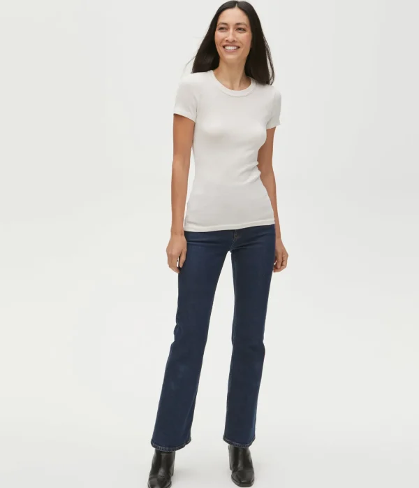 Michael Stars Fallon Shine Tee- T-Shirts | Shine T-Shirts
