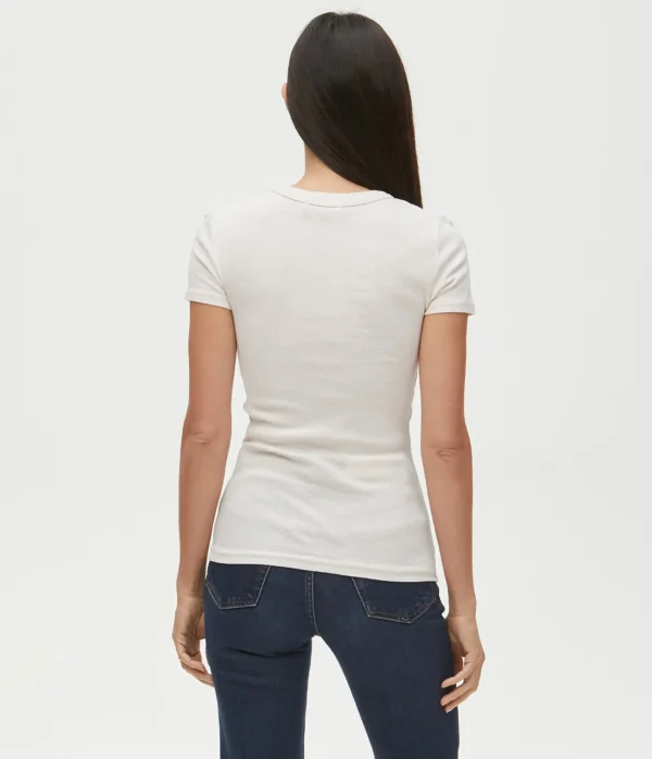 Michael Stars Fallon Shine Tee- T-Shirts | Shine T-Shirts