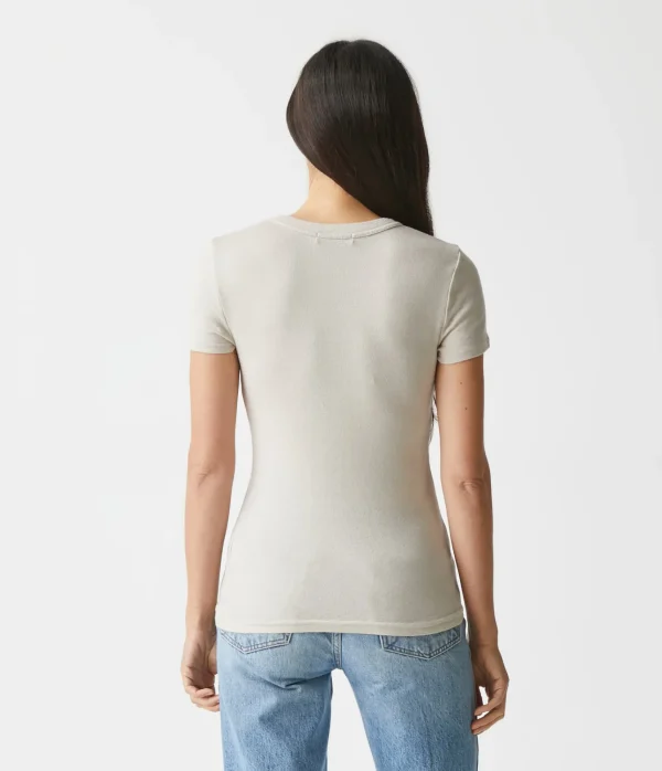 Michael Stars Fallon Shine Tee- T-Shirts | Shine T-Shirts