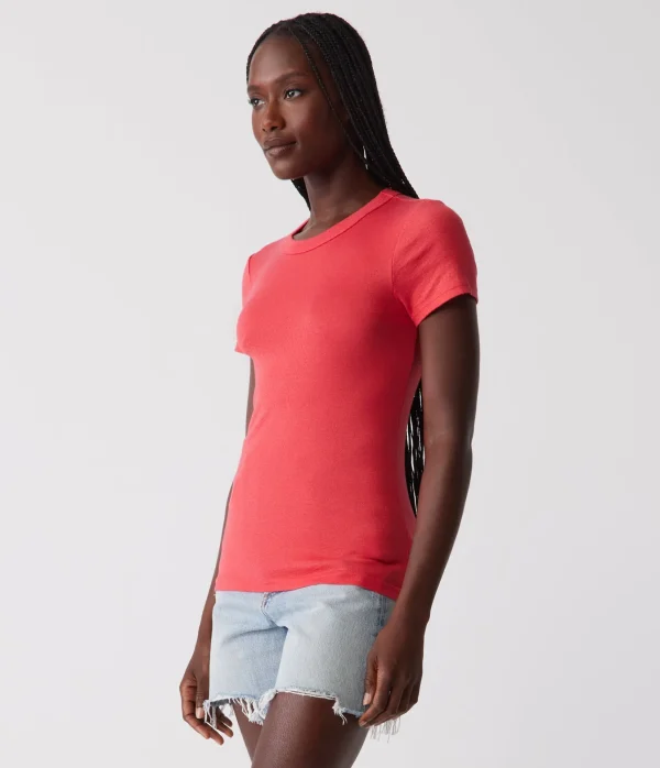 Michael Stars Fallon Shine Tee- T-Shirts | Shine T-Shirts