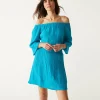Michael Stars Fernanda Gauze Convertible Dress- Dresses | Mini Dresses