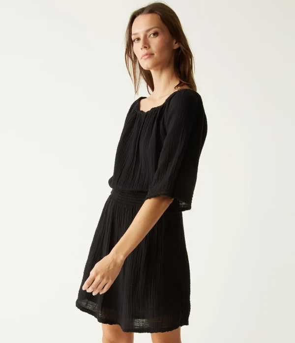 Michael Stars Fernanda Gauze Convertible Dress- Dresses | Mini Dresses