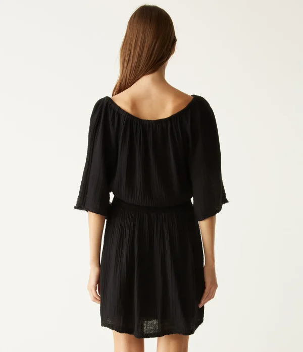 Michael Stars Fernanda Gauze Convertible Dress- Dresses | Mini Dresses