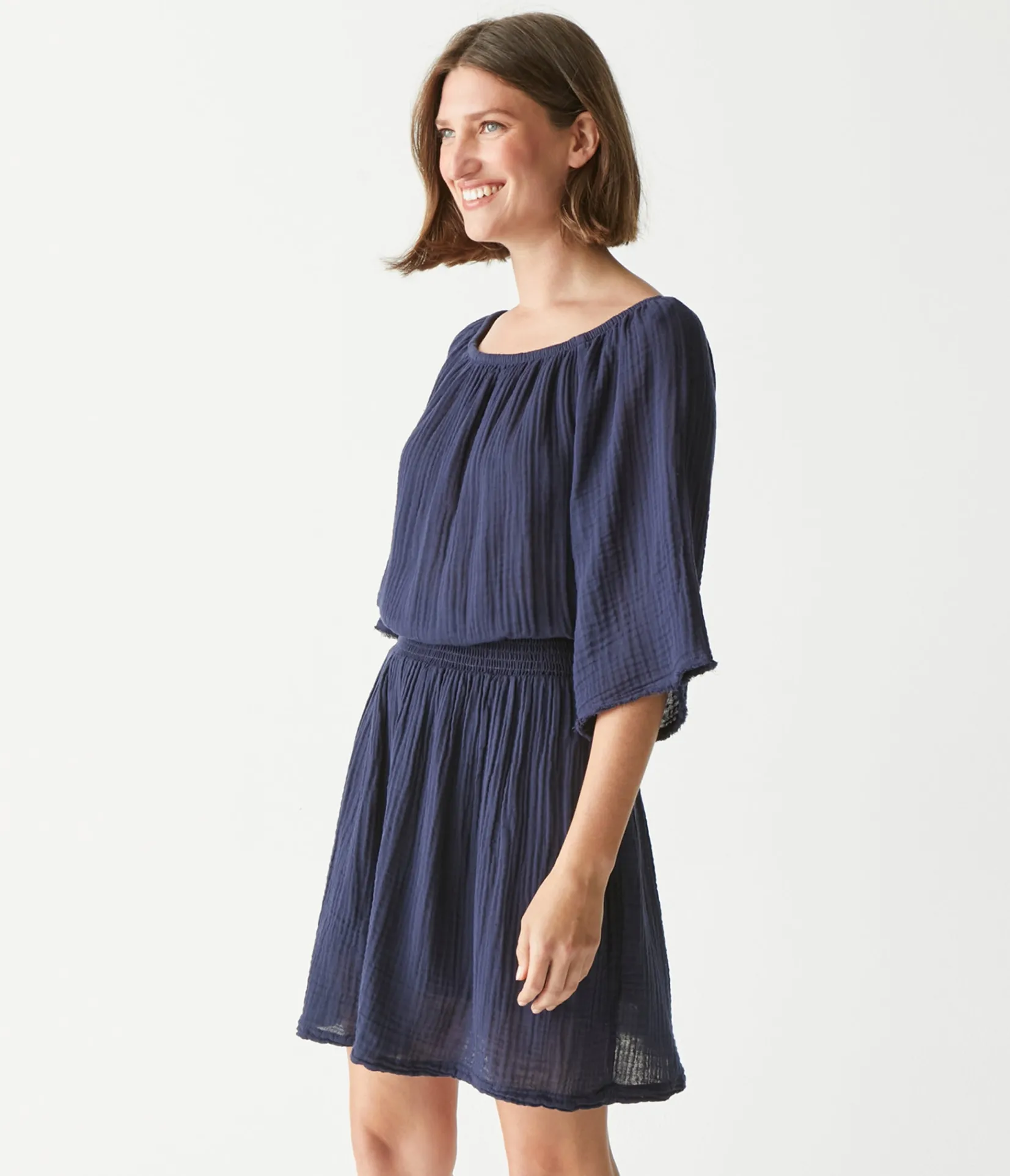 fernanda_gauze_convertible_dress_17.webp Michael Stars Fernanda Gauze Convertible Dress- Dresses | Mini Dresses
