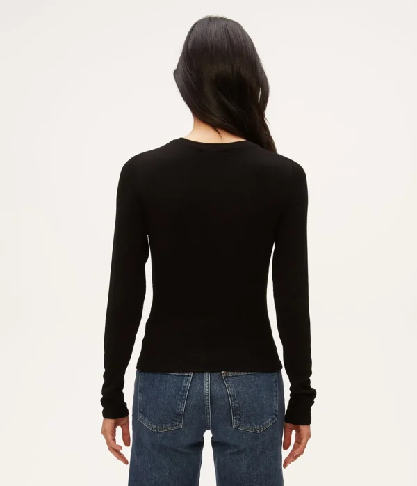 Michael Stars Finn Crew Neck Top- T-Shirts