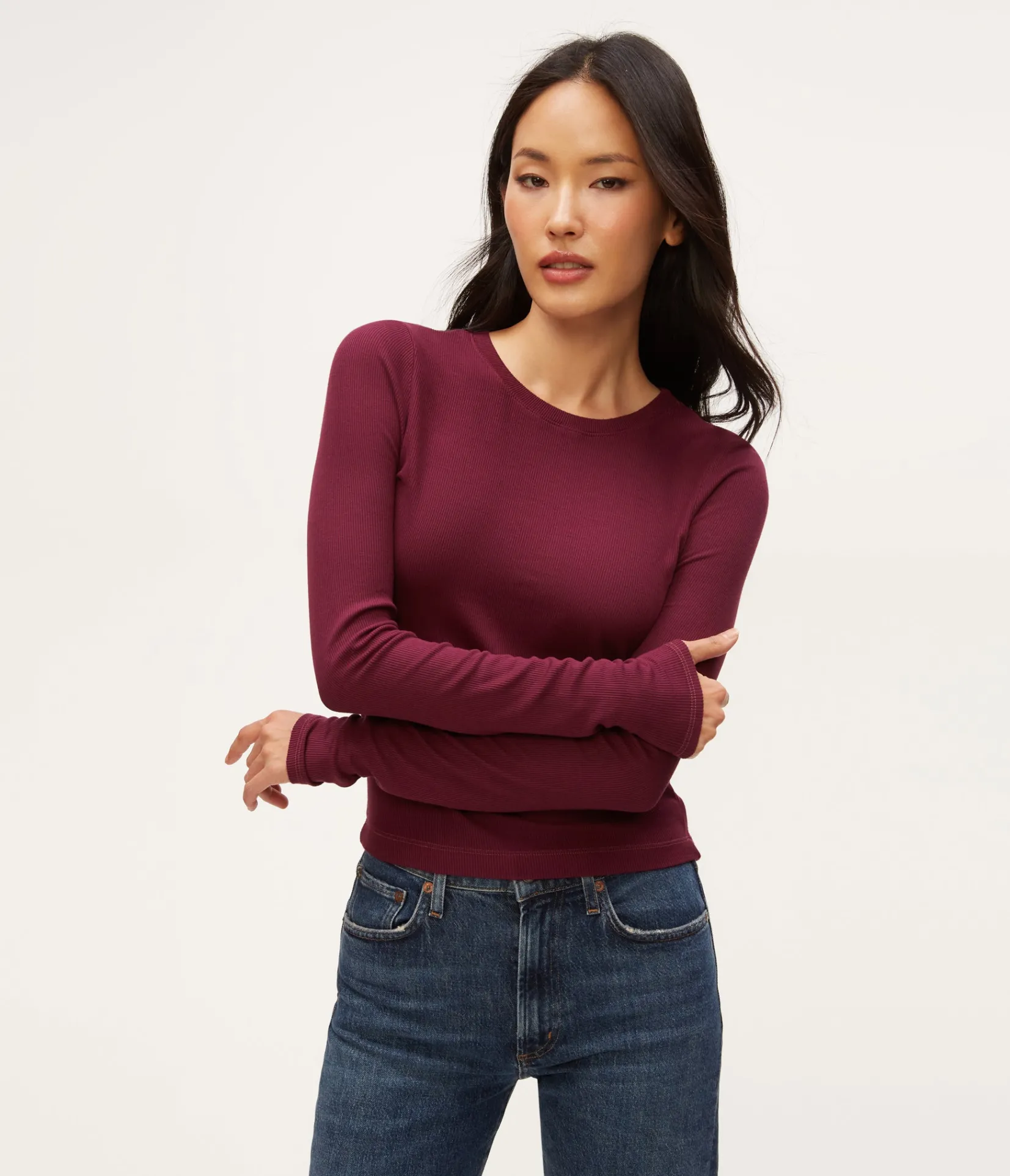 finn_crew_neck_top_12.webp Michael Stars Finn Crew Neck Top- T-Shirts