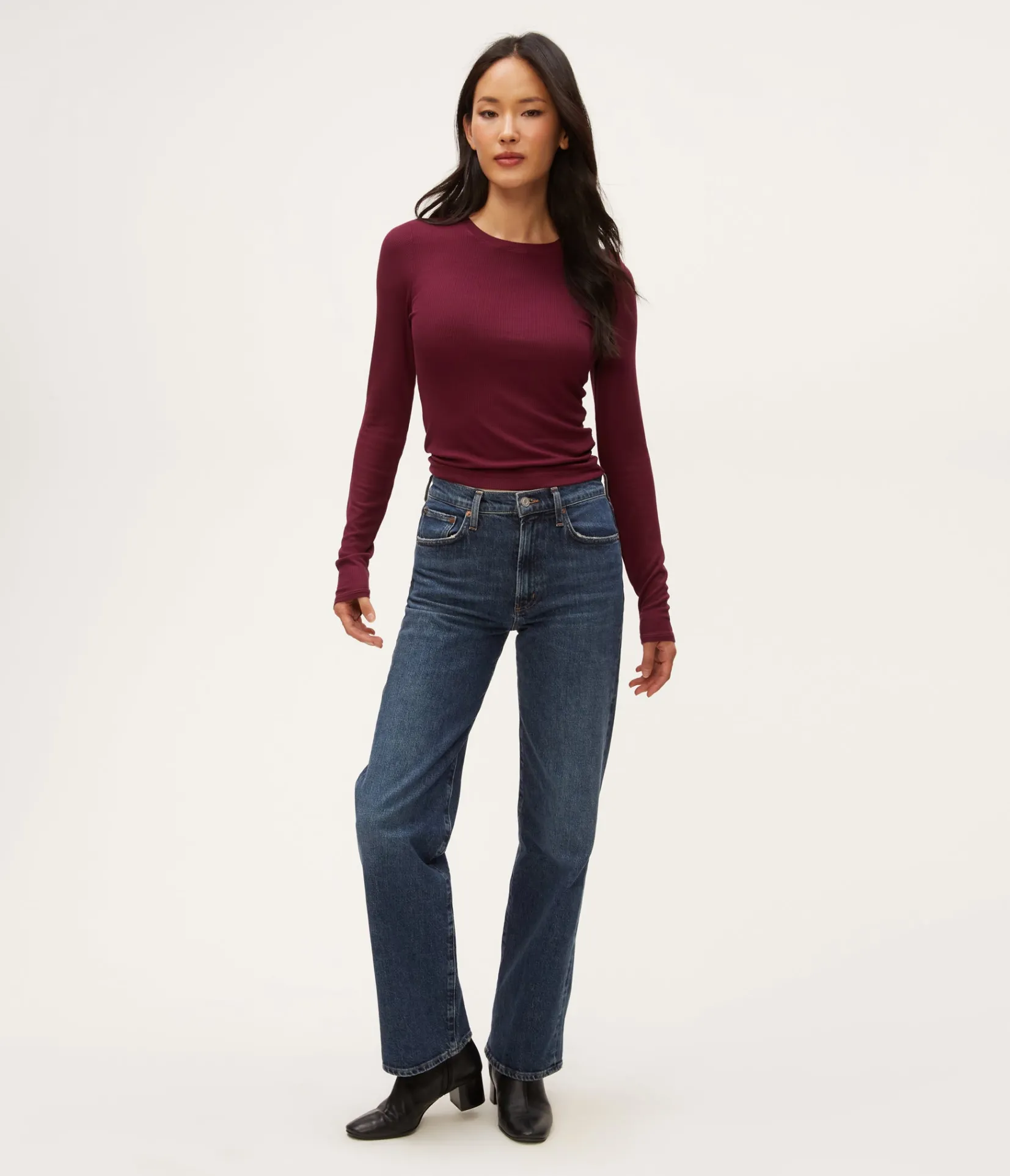 finn_crew_neck_top_13.webp Michael Stars Finn Crew Neck Top- T-Shirts