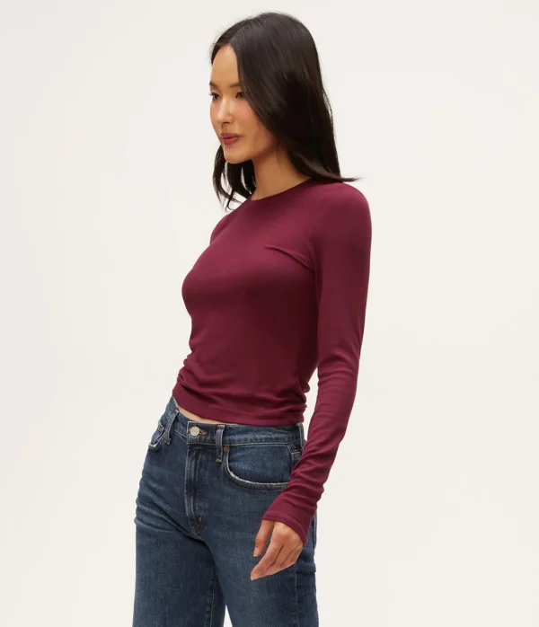 Michael Stars Finn Crew Neck Top- T-Shirts