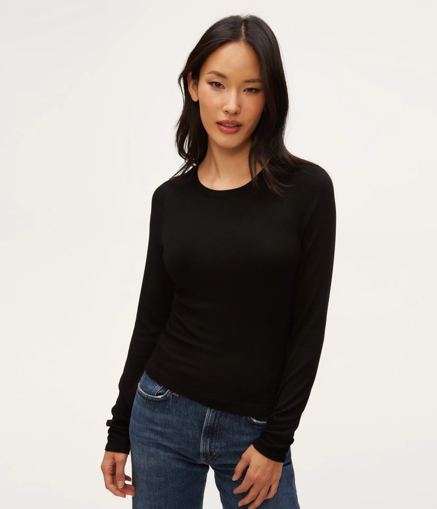 finn_crew_neck_top_8.webp Michael Stars Finn Crew Neck Top- T-Shirts
