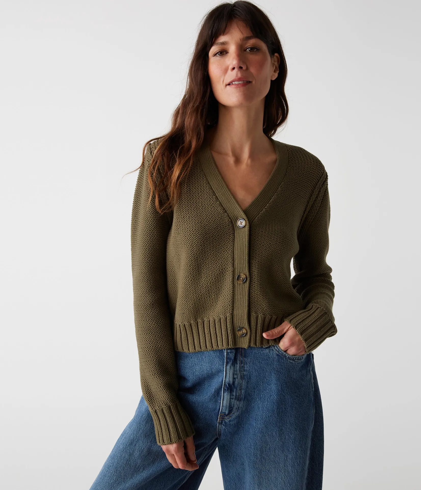 fran_cropped_cardigan_12.webp Michael Stars Fran Cropped Cardigan- Sweaters & Cardigans