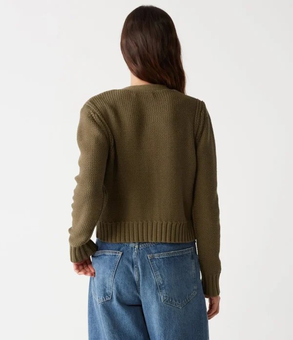 Michael Stars Fran Cropped Cardigan- Sweaters & Cardigans