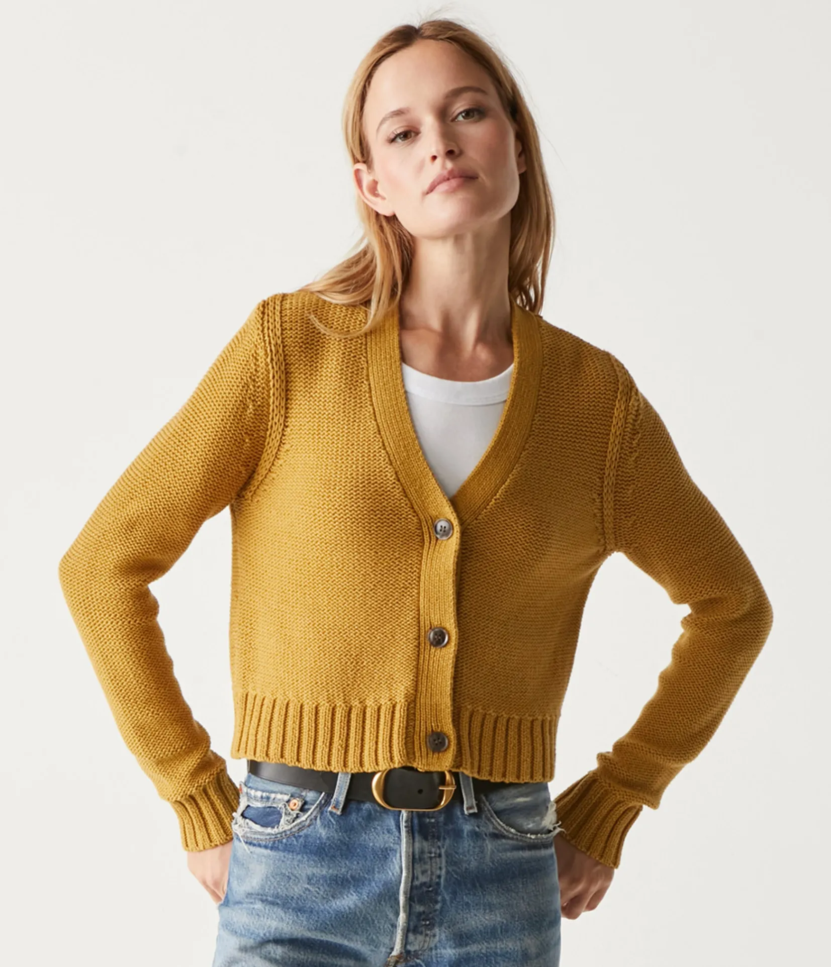 fran_cropped_cardigan_17.webp Michael Stars Fran Cropped Cardigan- Sweaters & Cardigans