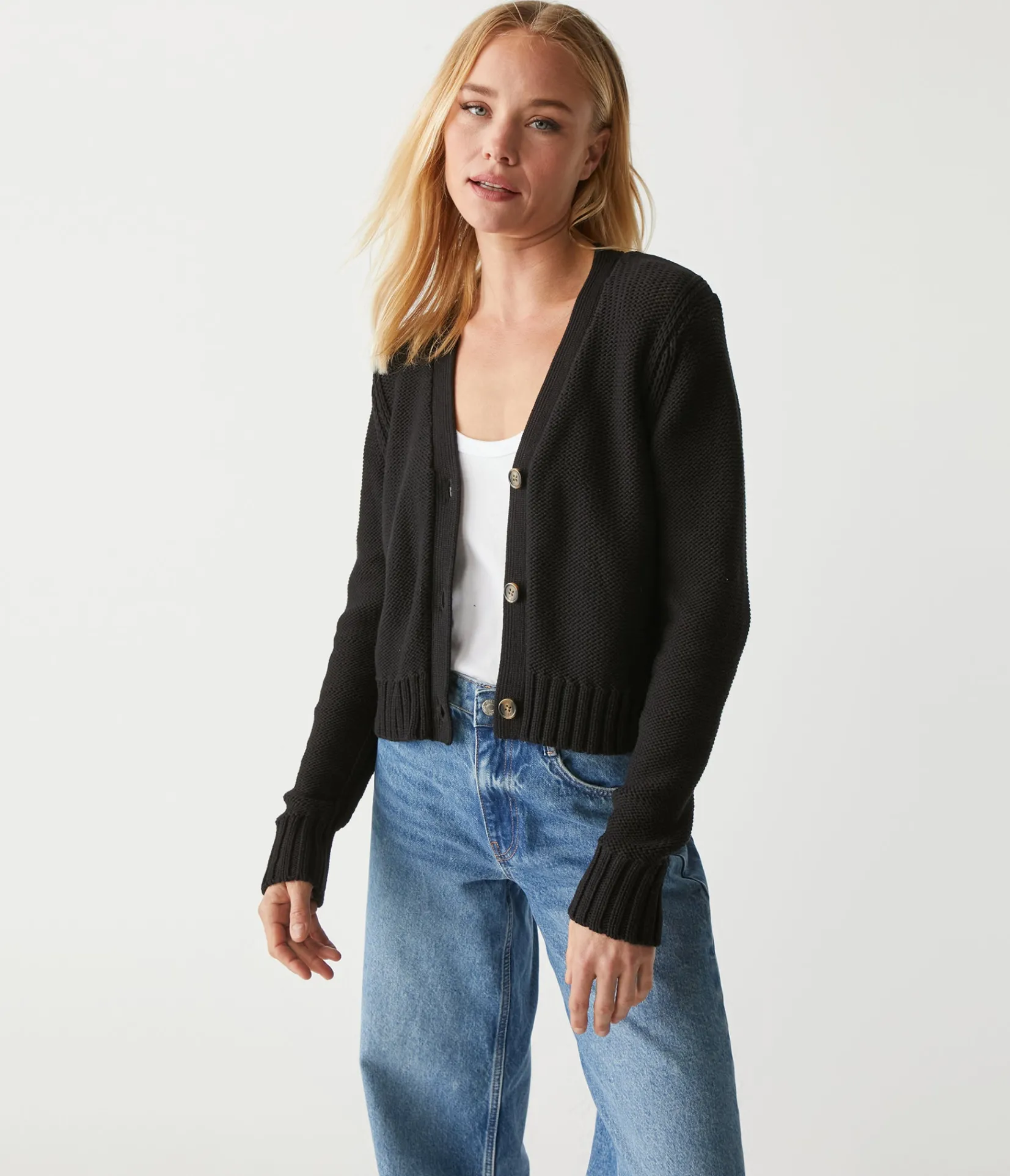 fran_cropped_cardigan_4.webp Michael Stars Fran Cropped Cardigan- Sweaters & Cardigans