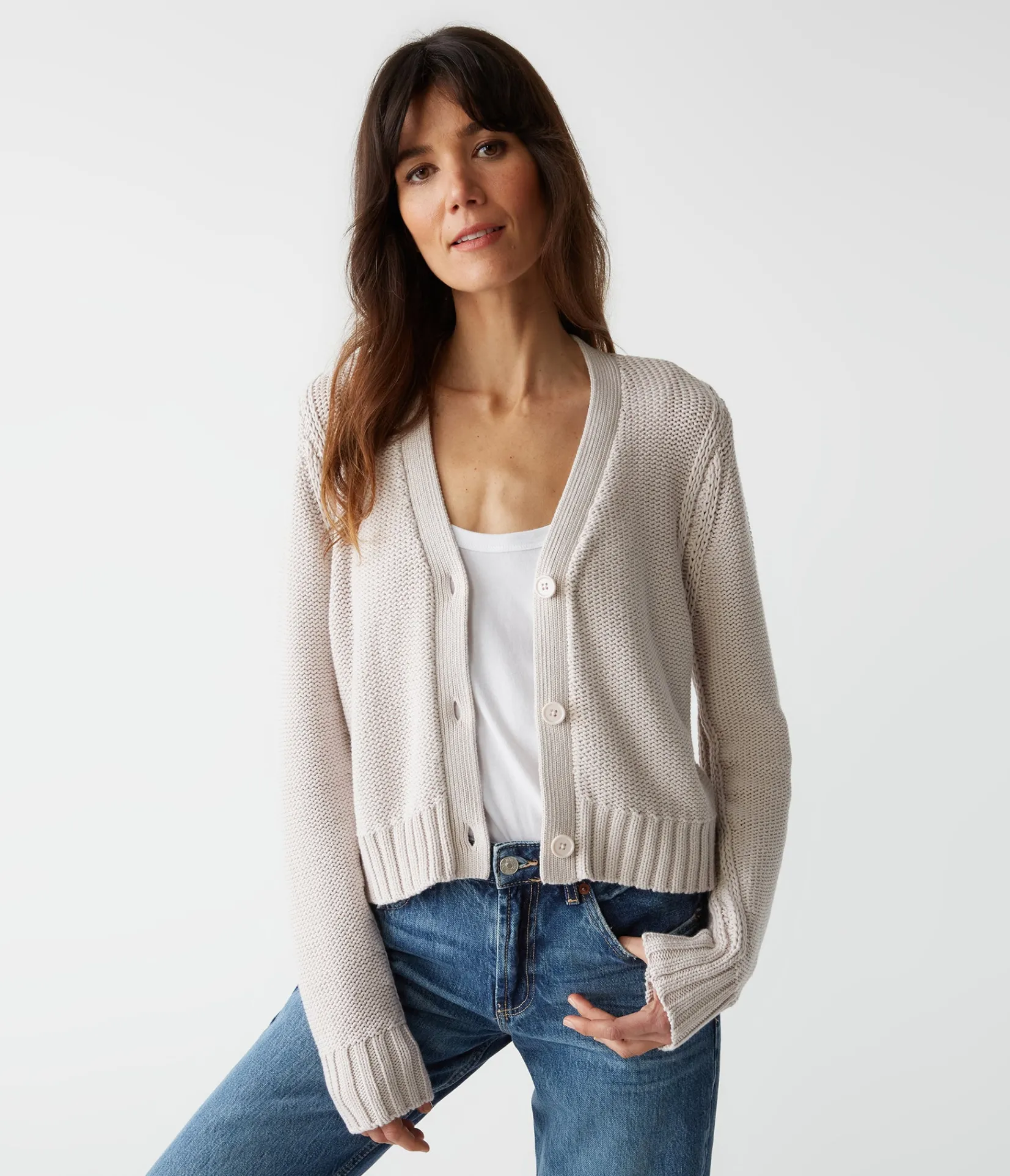 fran_cropped_cardigan_7.webp Michael Stars Fran Cropped Cardigan- Sweaters & Cardigans