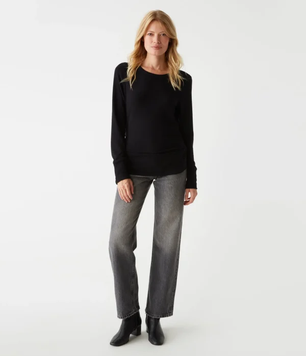 Michael Stars Freja Ruched Top- T-Shirts