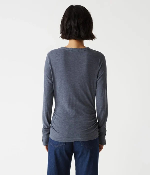 Michael Stars Freja Ruched Top- T-Shirts