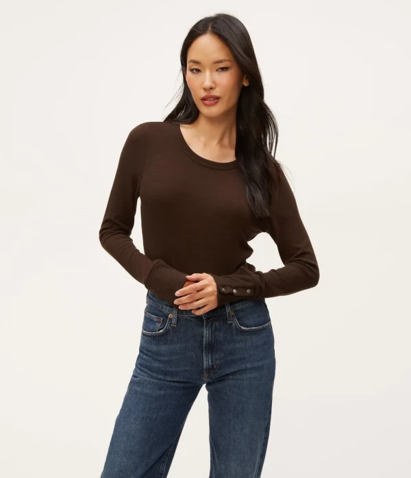 Michael Stars Freja Ruched Top- T-Shirts
