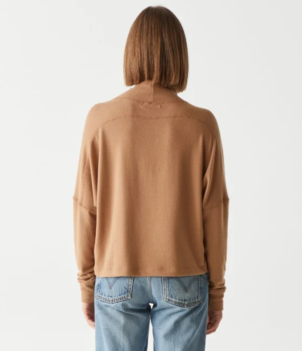 Michael Stars Frida Mock Neck Top- Loungewear