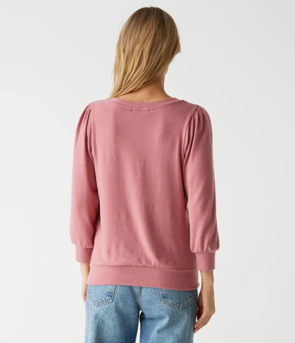 Michael Stars Gabriella V-Neck Top- Loungewear