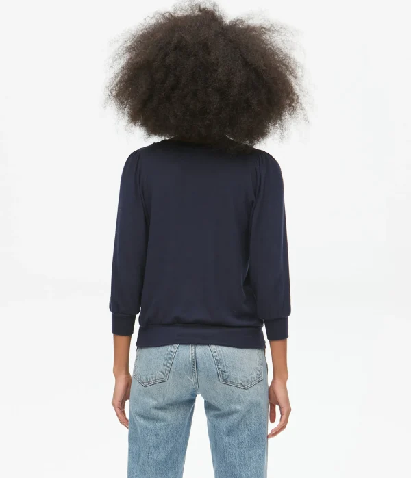 Michael Stars Gabriella V-Neck Top- Loungewear
