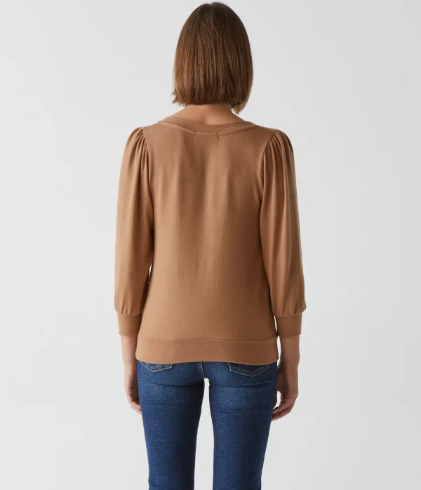 Michael Stars Gabriella V-Neck Top- Loungewear